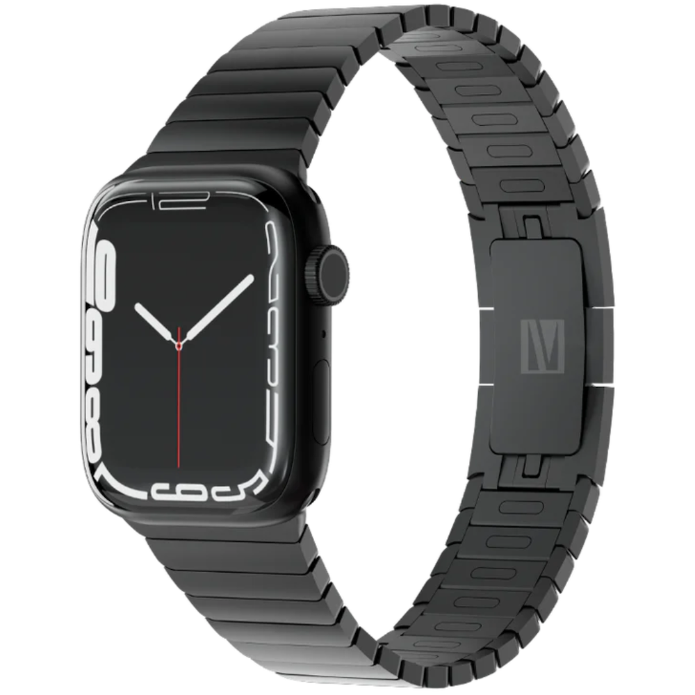LevelO Westin Steel Apple Watch Strap - Black