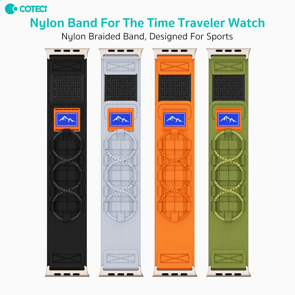 Lightweight Breathable Nylon Braided Band