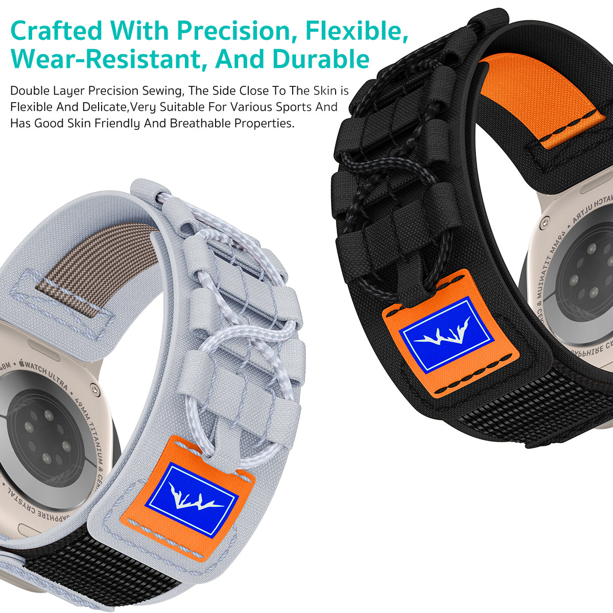 Lightweight Breathable Nylon Braided Band