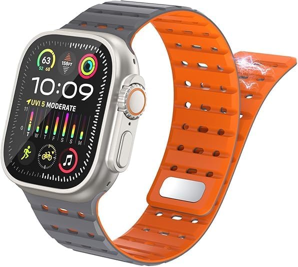 Magnetic + Fixed Buckle Sport Strap