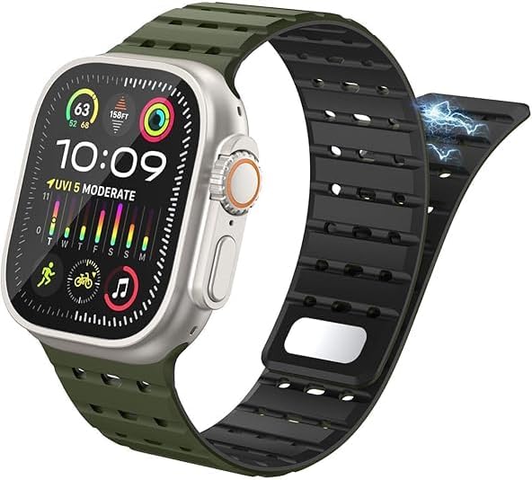 Magnetic + Fixed Buckle Sport Strap