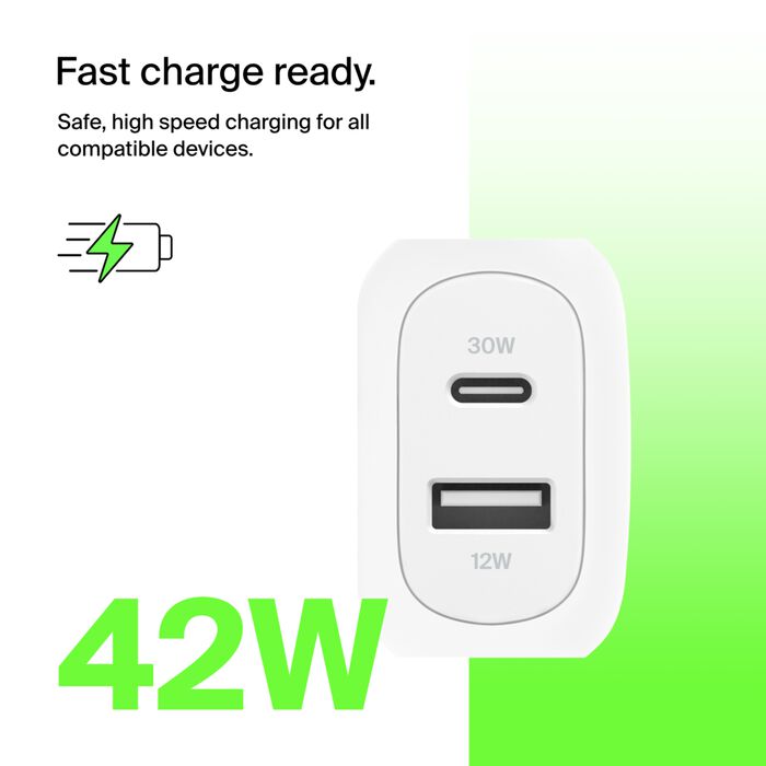 Belkin BoostCharge Dual Wall Charger 42W