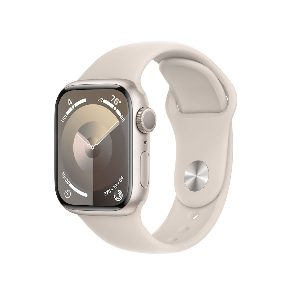 Apple Watch Series 9 Aluminium Case 41mm - Starlight Sport Band