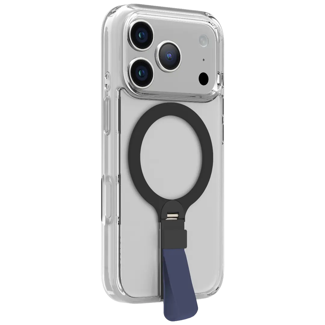 Levelo Spira Grip Case for iPhone 17 Pro Midnight Blue