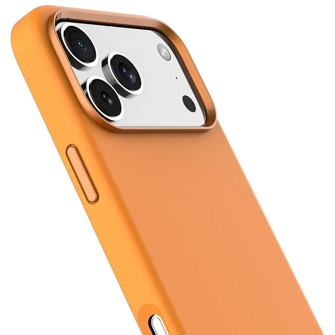 Levelo Iris Magsafe Liquid Silicone Case for 17 Pro Orange