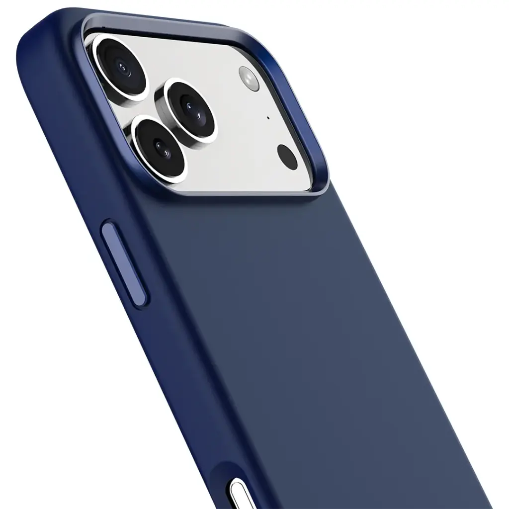 Levelo Iris Magsafe Liquid Silicone Case for 17 Pro Blue