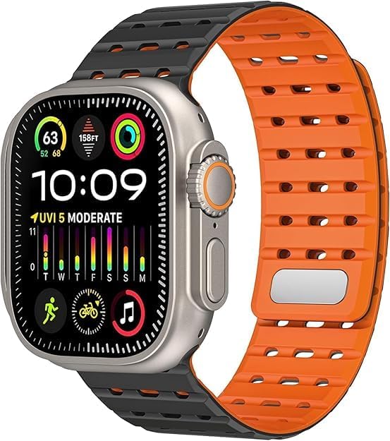 Magnetic + Fixed Buckle Sport Strap