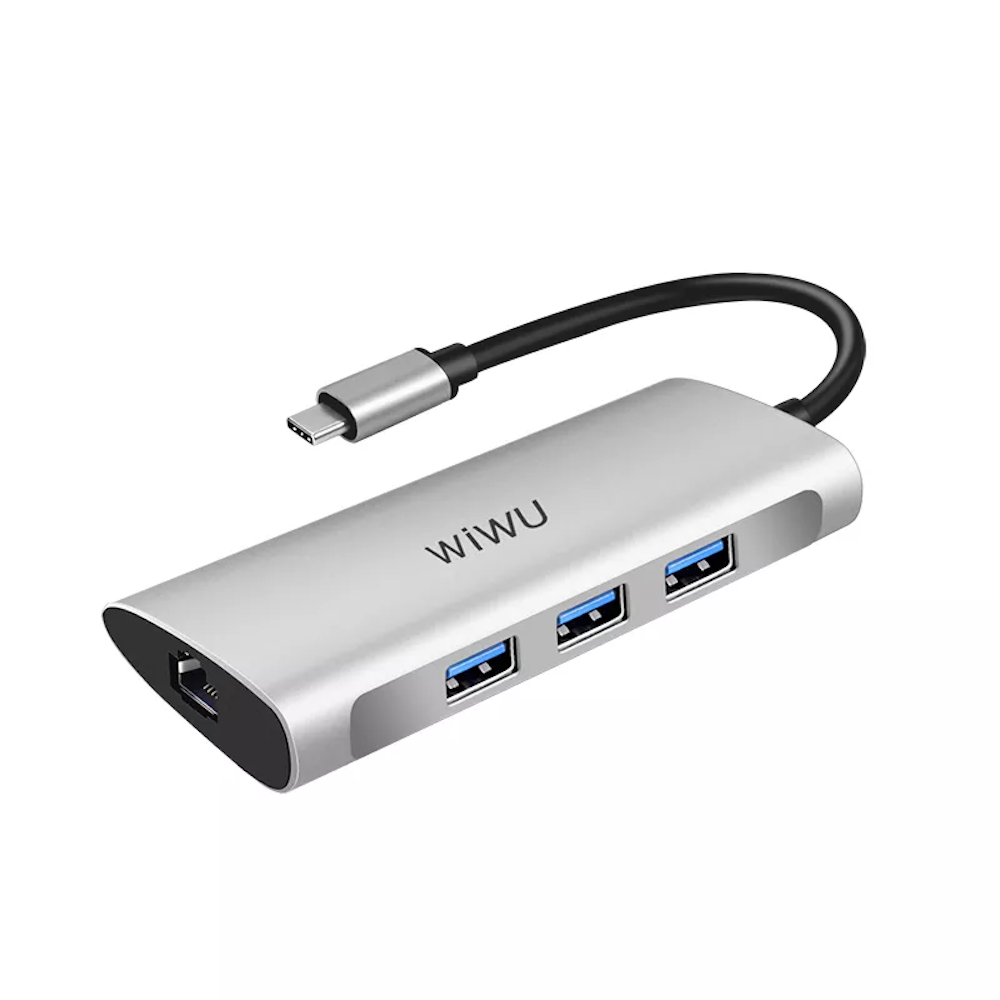 Wiwu Alpha 6-in-1 USB-C Adapter