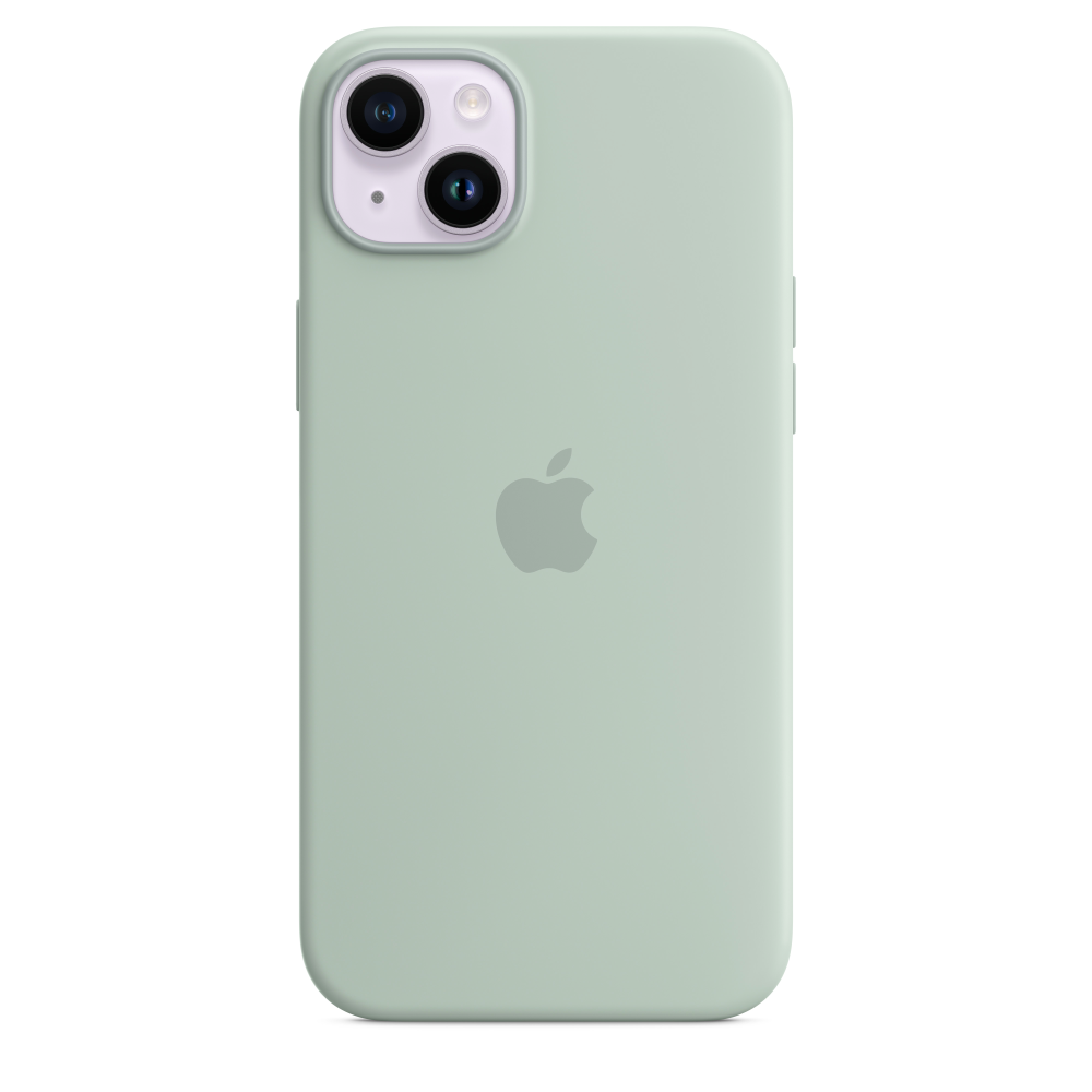 iPhone 14 Plus Silicone Case with MagSafe - Succulent