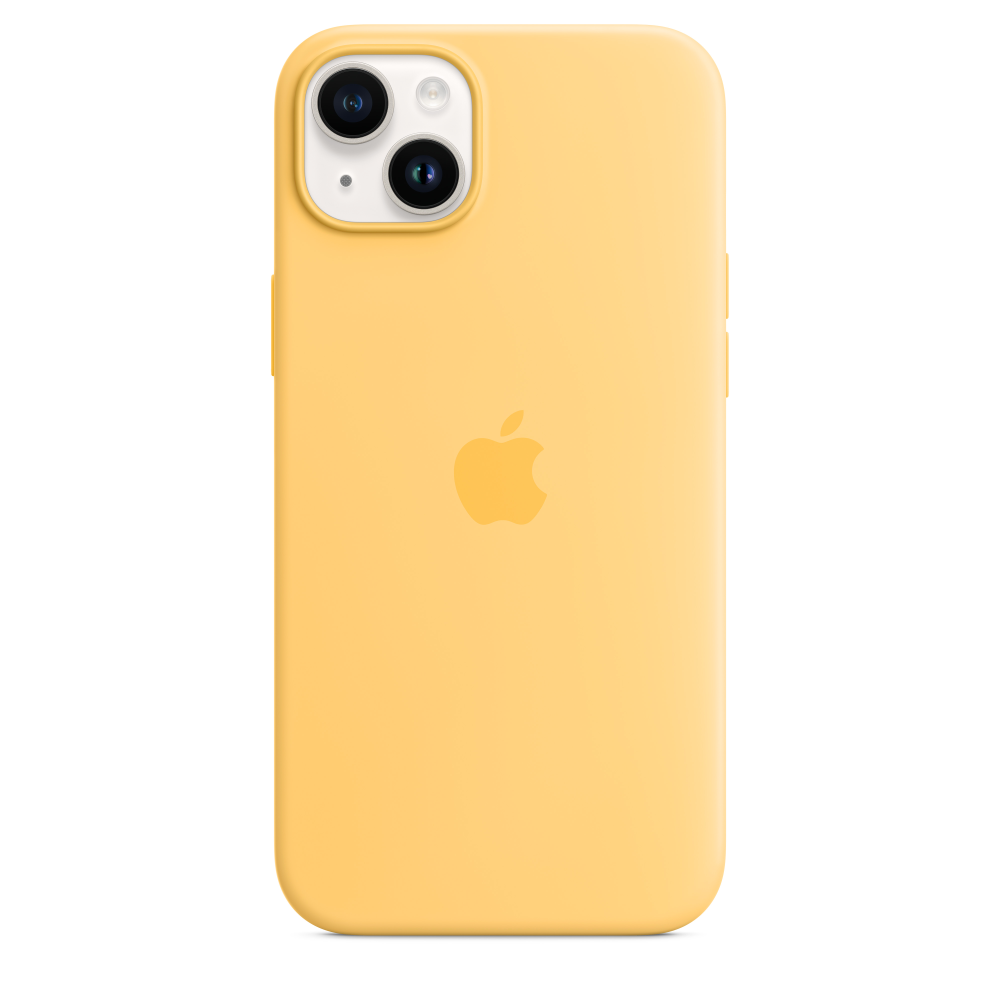 iPhone 14 Silicone Case with MagSafe - Sunglow